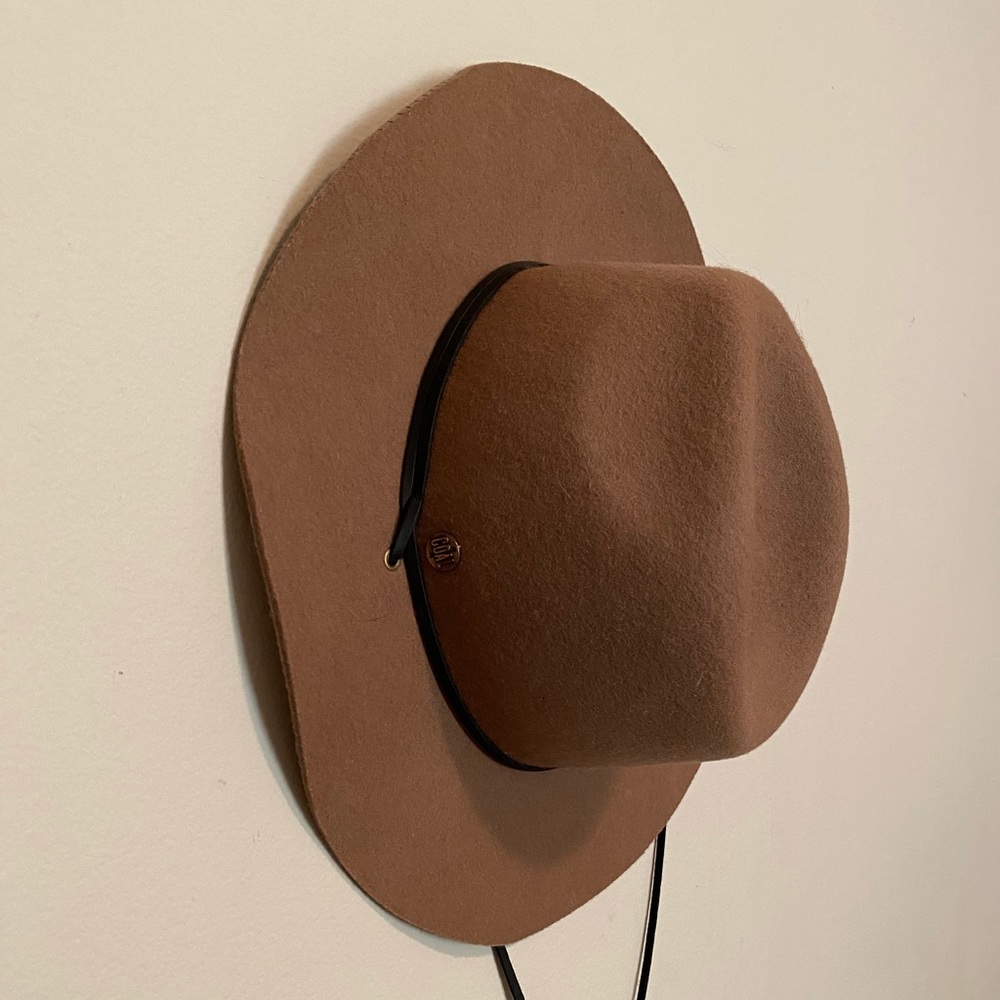 Coal wool hat
